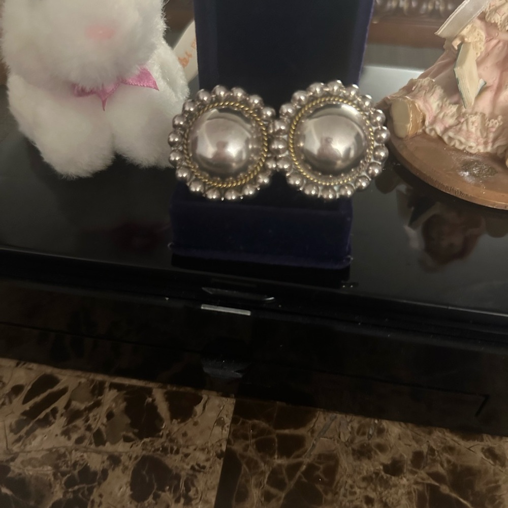 Elegant Sterling Silver 925. Stud Earrings